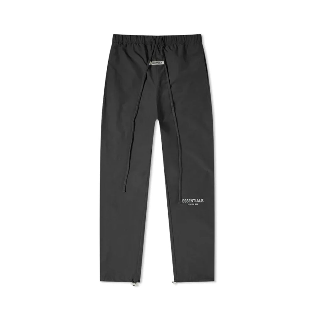 FOG ESSENTIALS REFLECTIVE LOGO NYLON BLACK TRACK PANTS (NEW)