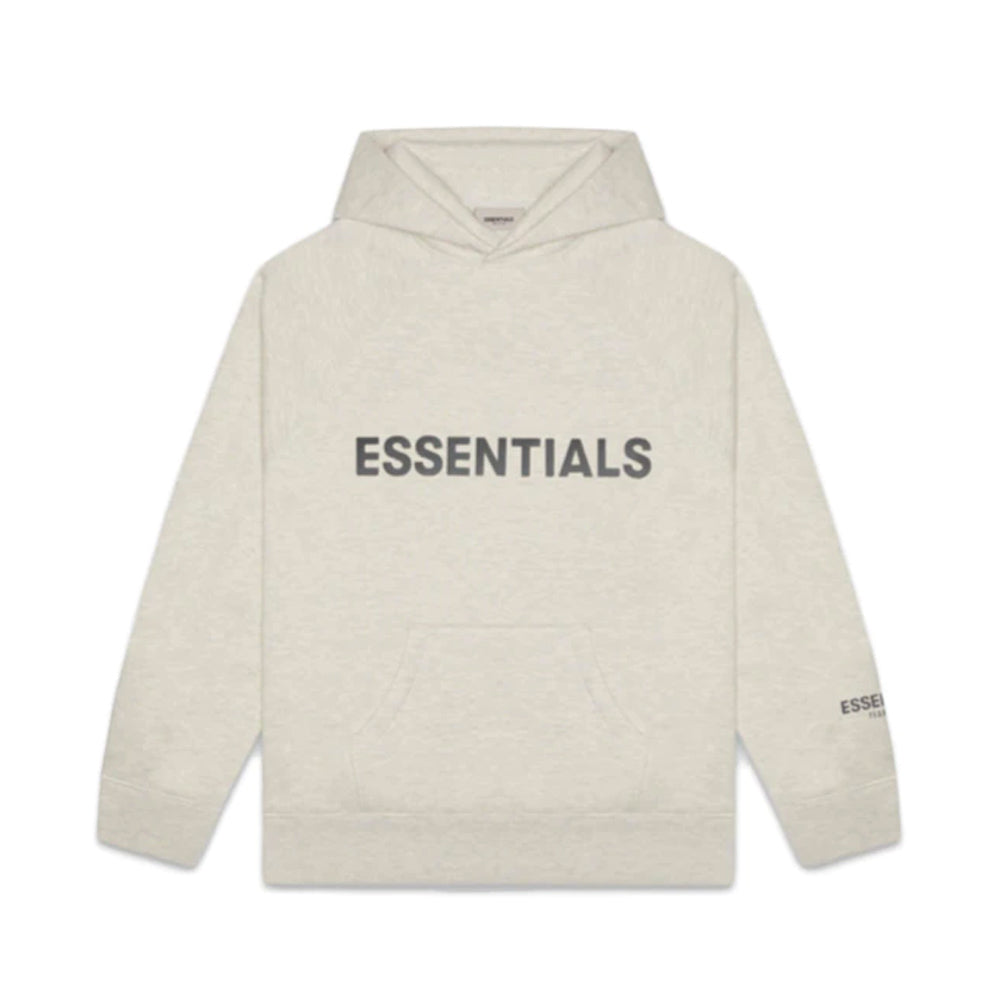 FOG ESSENTIALS SS20 SILICON APPLIQUE LOGO OATMEAL HOODIE (NEW)