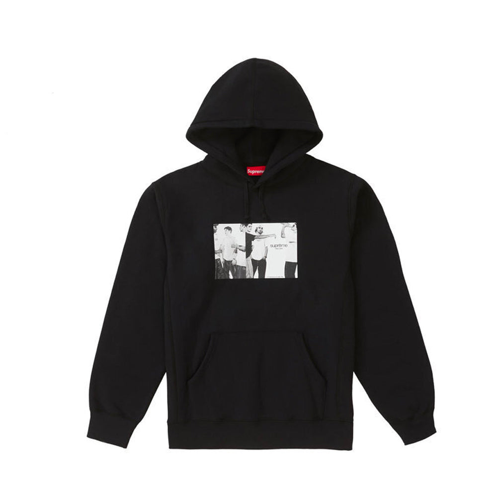 SUPREME SS19 CLASSIC AD BLACK HOODIE (NEW) -