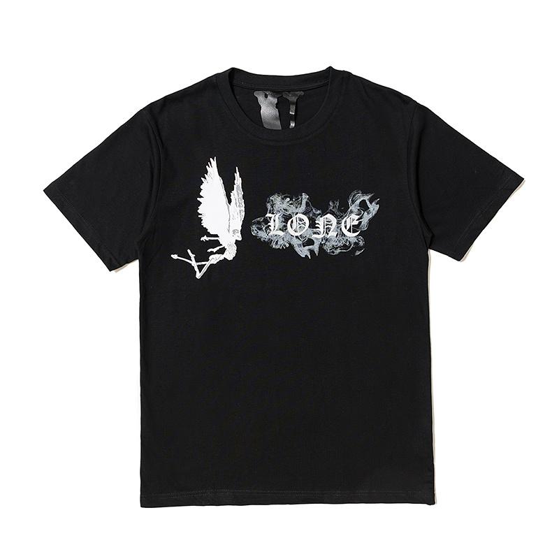 VLONE SMOKE LOGO BLACK TEE (NEW) -