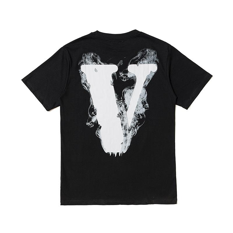 VLONE SMOKE LOGO BLACK TEE (NEW) -