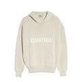 FOG ESSENTIALS SS21 KNIT HOODIE NORDSTROM EXCLUSIVE STONE (NEW) - -
