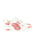 LOUIS VUITTON X NIGO HUMAN MADE LV TRAINER WHITE HEARTS (NEW) (NEW) (NEW)